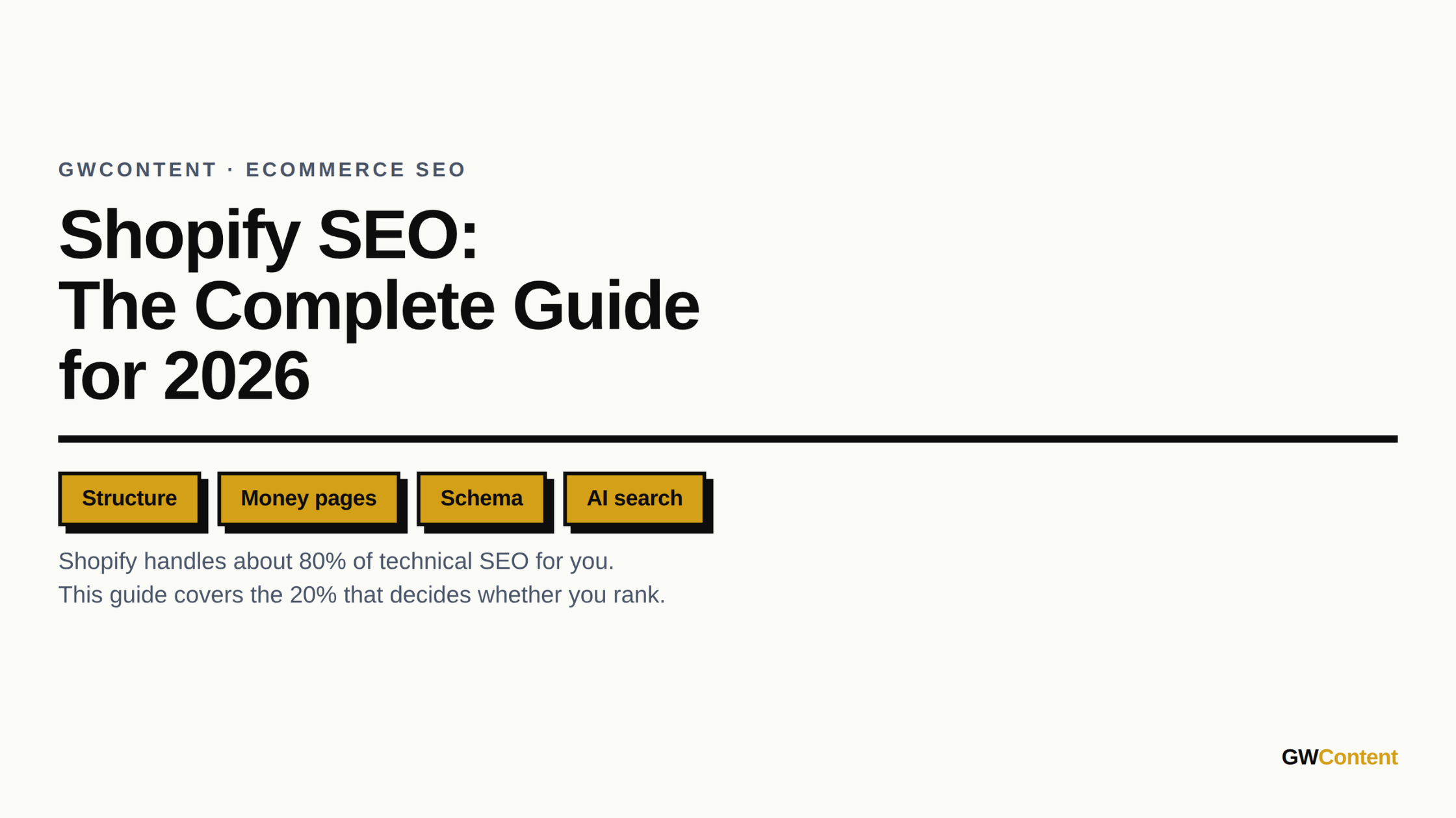 Shopify SEO: The Complete Guide for 2026 (Including AI Search)