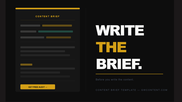 How to Write a Content Brief That Gets Results (Template Included)